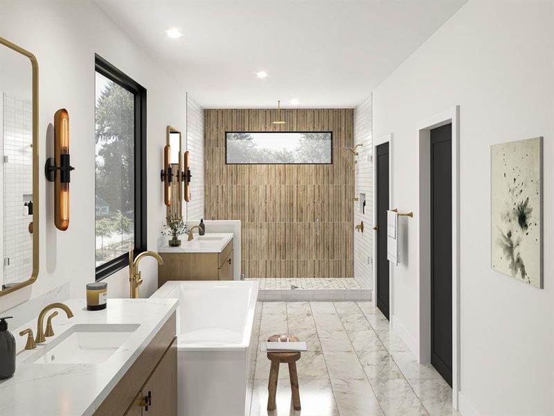 Furnished interior view inside a new home in , Dallas (Image 7). Furnished interior view inside a new home in , Dallas (Image 7).