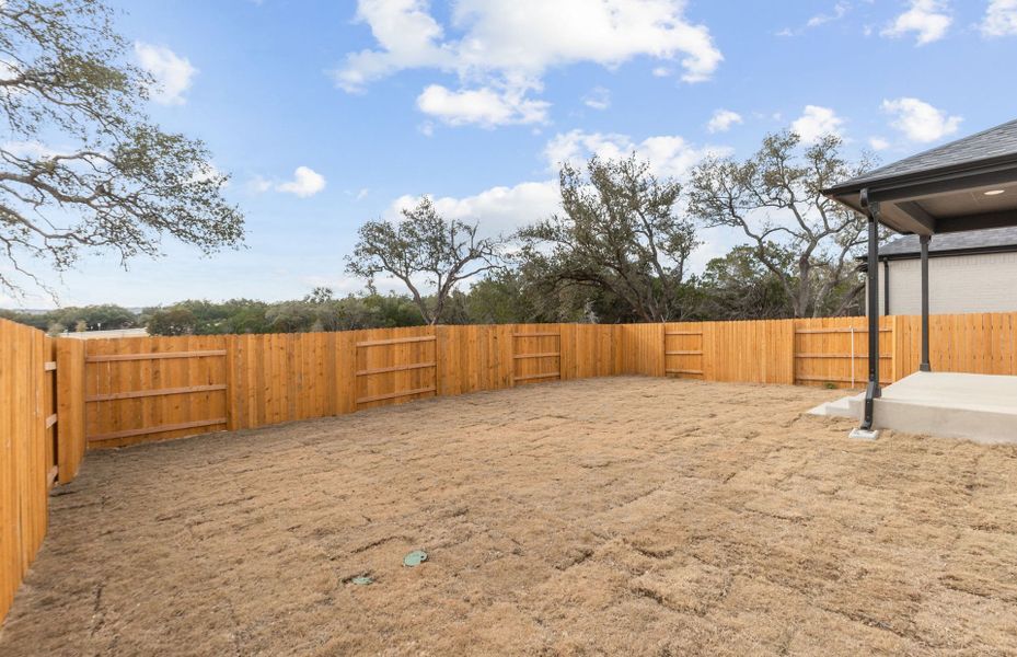 Exterior details and patio area of a home in Woodside, Georgetown (Image 21).