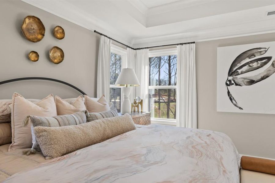 Furnished interior in a model home at Wellington Estates in Madison (Image 13).