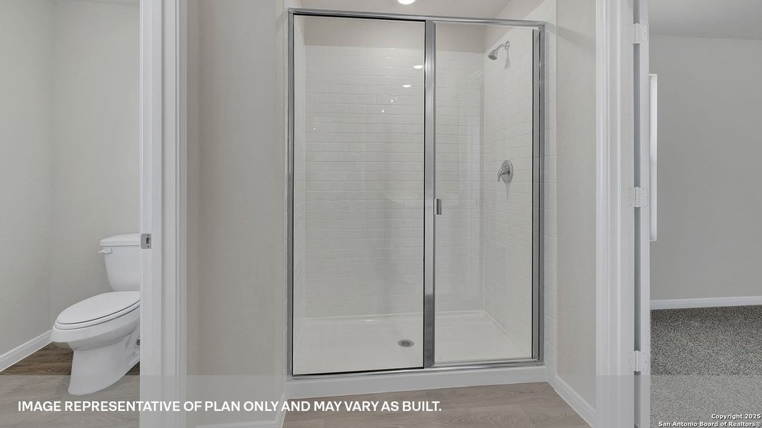 Furnished interior view inside a new home in Whisper South, San Marcos (Image 14).