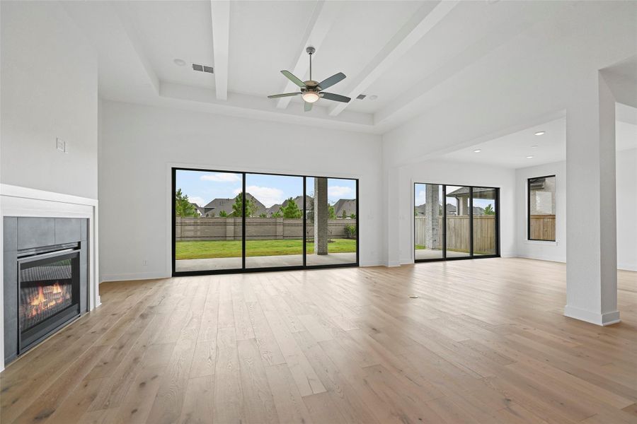 Spacious, unfurnished interior of a new home in Bridgeland 70′, Cypress (Image 24). Spacious, unfurnished interior of a new home in Bridgeland 70′, Cypress (Image 24).
