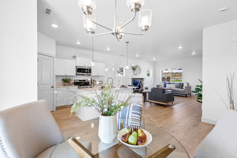 Representative furnished interior of a home built from the Jefferson by MonteVista Homes in Rosengarth Estates, Bend (Image 13). Representative furnished interior of a home built from the Jefferson by MonteVista Homes in Rosengarth Estates, Bend (Image 13).