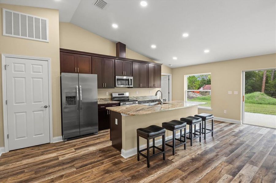 Furnished interior view inside a new home in , Haines City (Image 9).