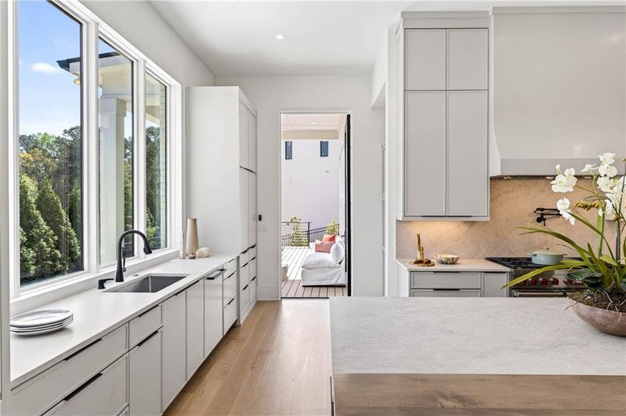 Furnished interior view inside a new home in , Marietta (Image 48).