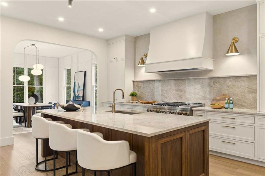 Furnished interior view inside a new home in , Brookhaven (Image 40).