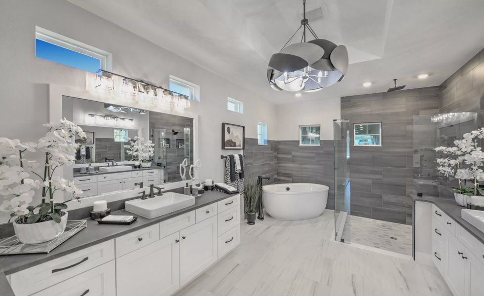 Furnished interior view inside a new home in West Hill Estates, Dade City (Image 15).