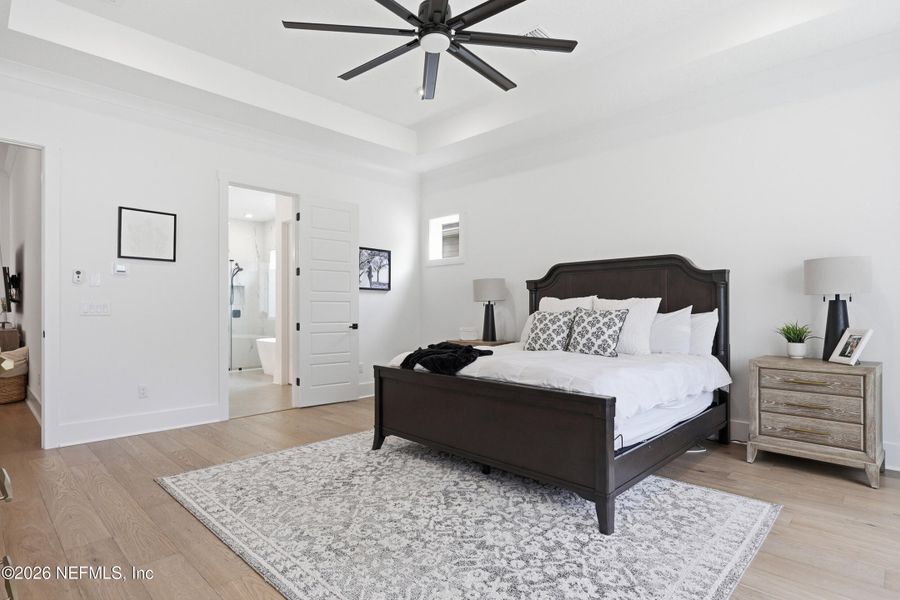 Furnished interior view inside a new home in Seven Pines 70' Rear Entry, Jacksonville (Image 49).