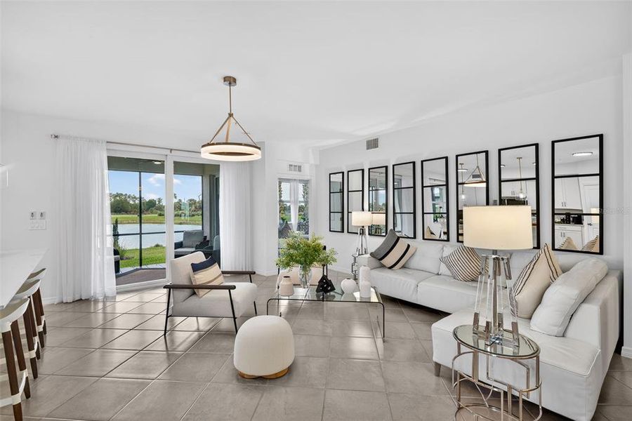 Furnished interior view inside a new home in , Punta Gorda (Image 6).