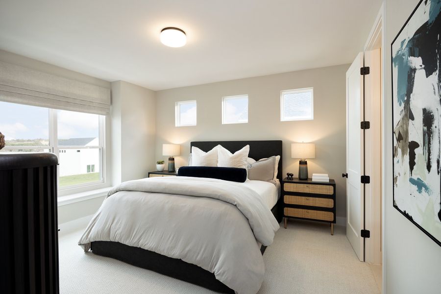 Furnished interior view inside a new home in Novel, Austin (Image 8).