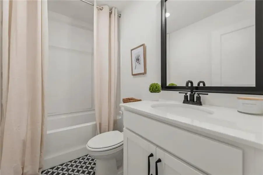 Furnished interior view inside a new home in River Walk Place, Lawrenceville (Image 20).