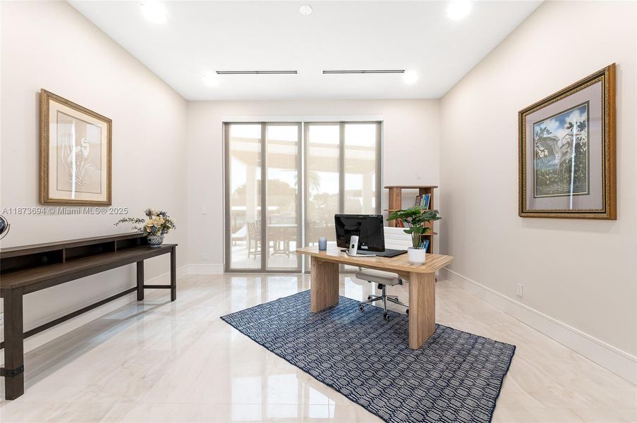 Furnished interior view inside a new home in , Lighthouse Point (Image 32).
