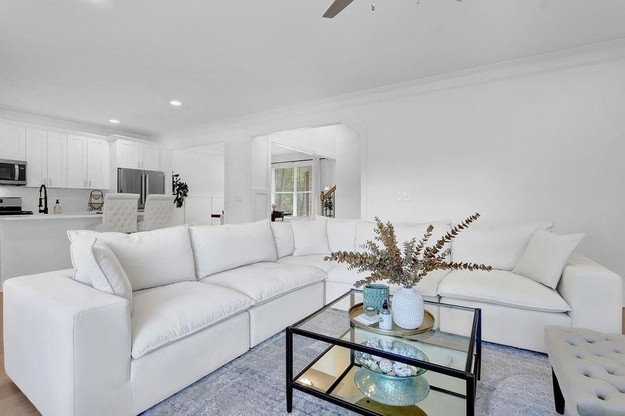Furnished interior view inside a new home in , Lawrenceville (Image 5).