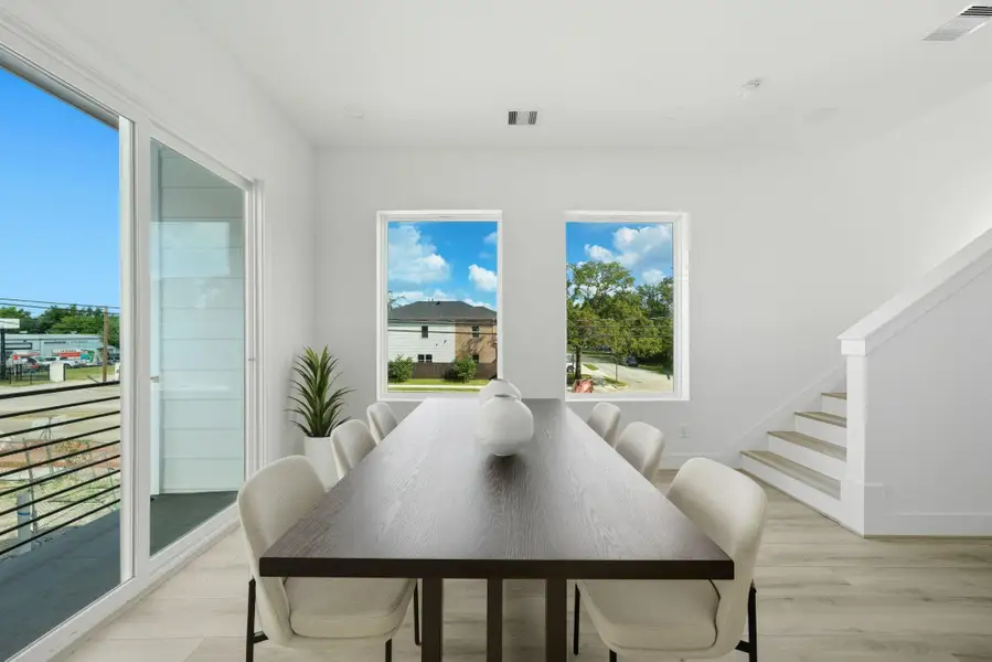 Exterior details and patio area of a home in , Houston (Image 4).