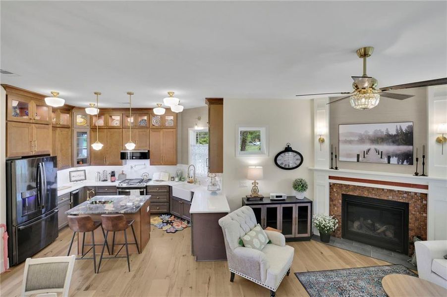 Furnished interior view inside a new home in , Austell (Image 30).
