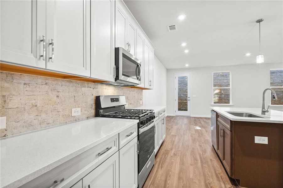 Furnished interior view inside a new home in The Village at Shallowford, Kennesaw (Image 12).