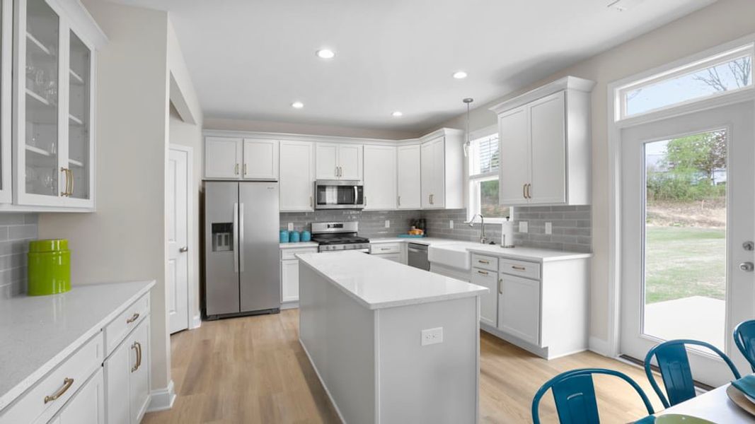 Furnished interior view inside a new home in Edgewood Estates, Greenville (Image 16).