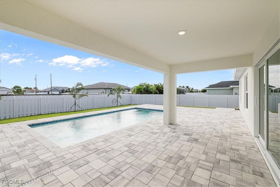 Exterior details and patio area of a home in Cape Coral, Cape Coral (Image 2). Exterior details and patio area of a home in Cape Coral, Cape Coral (Image 2).