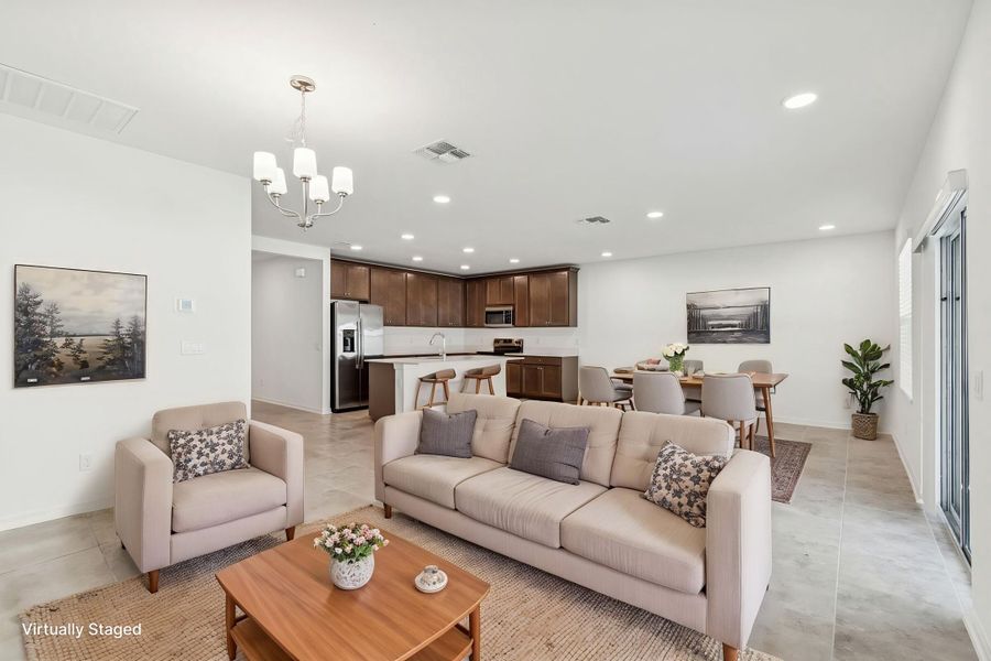 Family Room - Virtually Staged