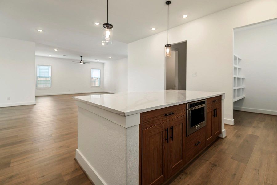 Furnished interior view inside a new home in Hallimore Ranch, Rosenberg (Image 9).