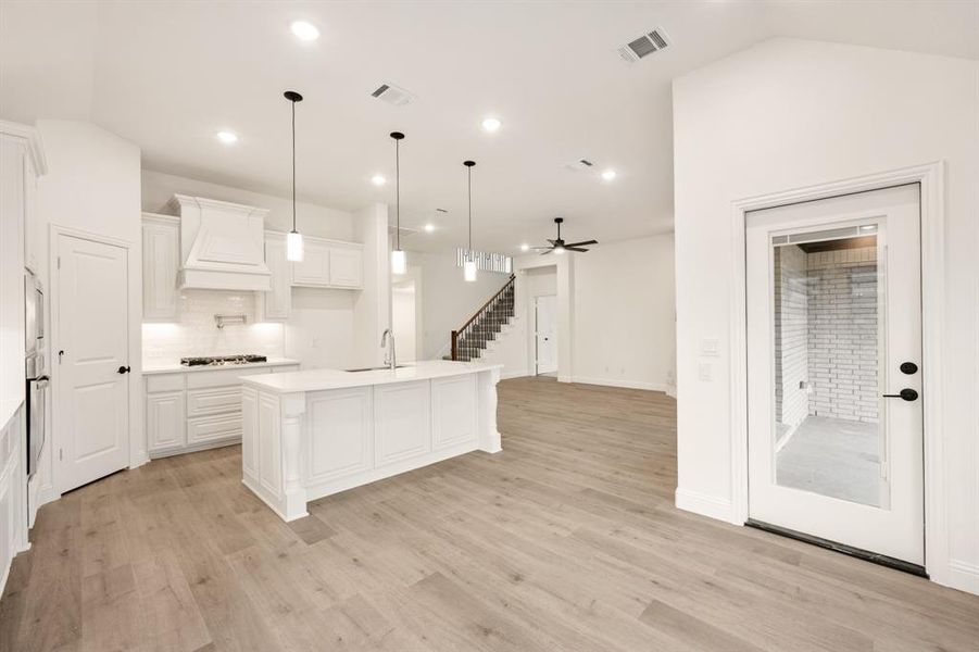 Furnished interior view inside a new home in Villages of Hurricane Creek, Anna (Image 13).