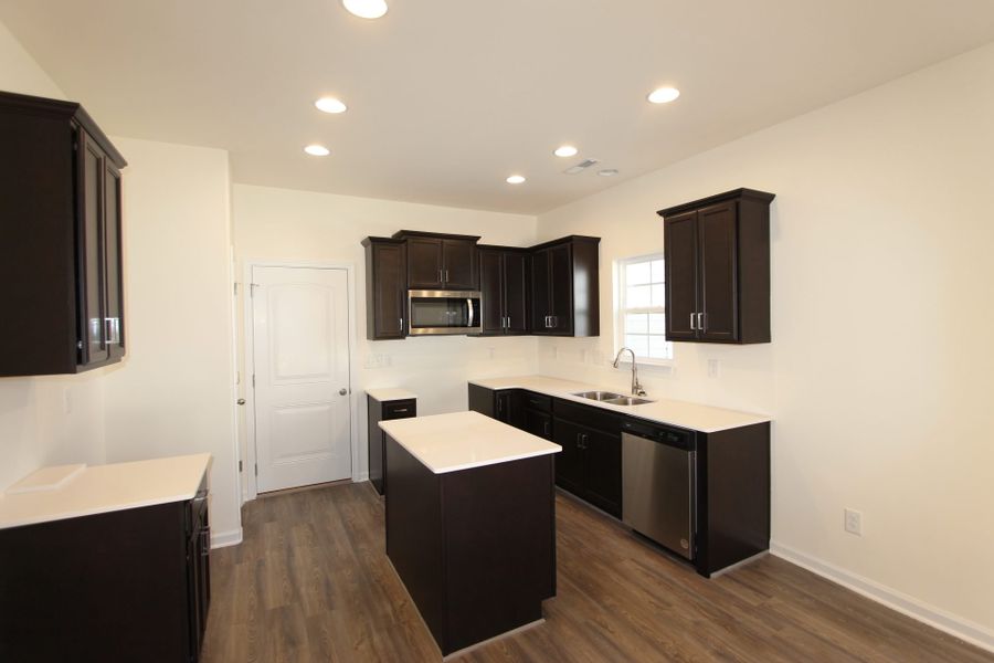 Representative furnished interior of a home built from the Burlington by Keystone Homes NC in The Wilcox, Greensboro (Image 9).