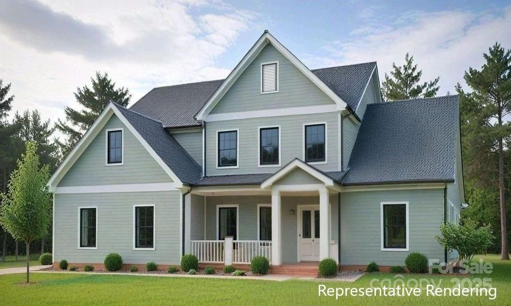 Front exterior of a new home in Harbor Watch, Statesville, NC, highlighting curb appeal (Image 25). Front exterior of a new home in Harbor Watch, Statesville, NC, highlighting curb appeal (Image 25).