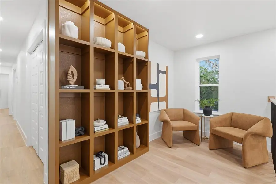 Furnished interior view inside a new home in , Dallas (Image 11).
