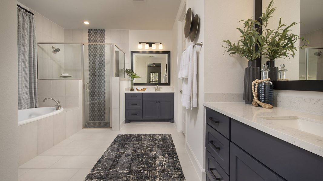 Representative furnished interior of a home built from the 1984P by Perry Homes in Audubon Park 45', Magnolia (Image 8).