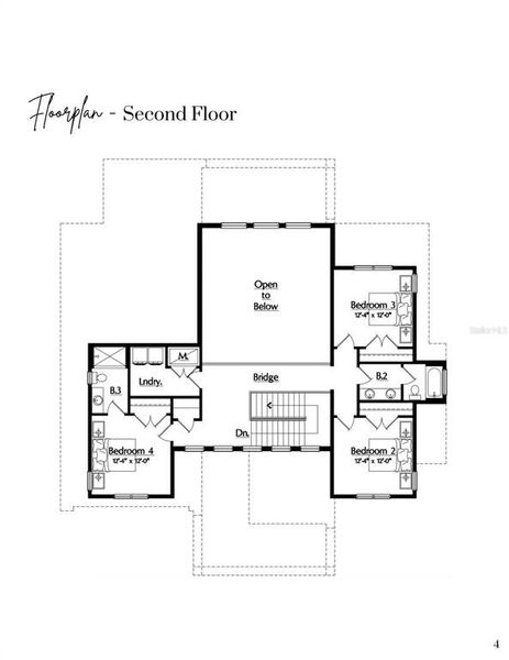 2D floor plan layout of this home in , Orlando, FL (Image 4).