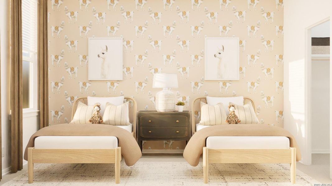 Furnished interior view inside a new home in Brookmill, San Antonio (Image 13).