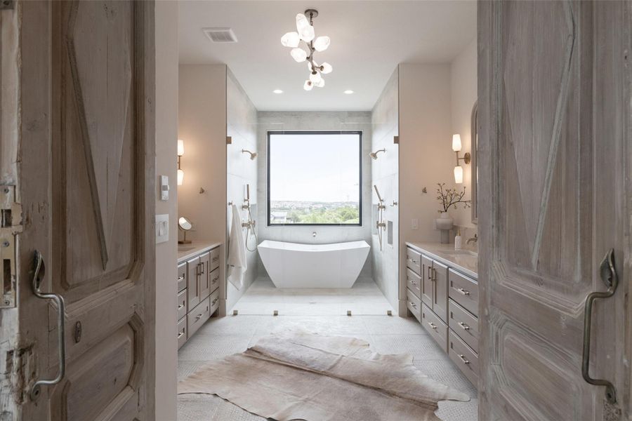 Furnished interior view inside a new home in , Austin (Image 15). Furnished interior view inside a new home in , Austin (Image 15).