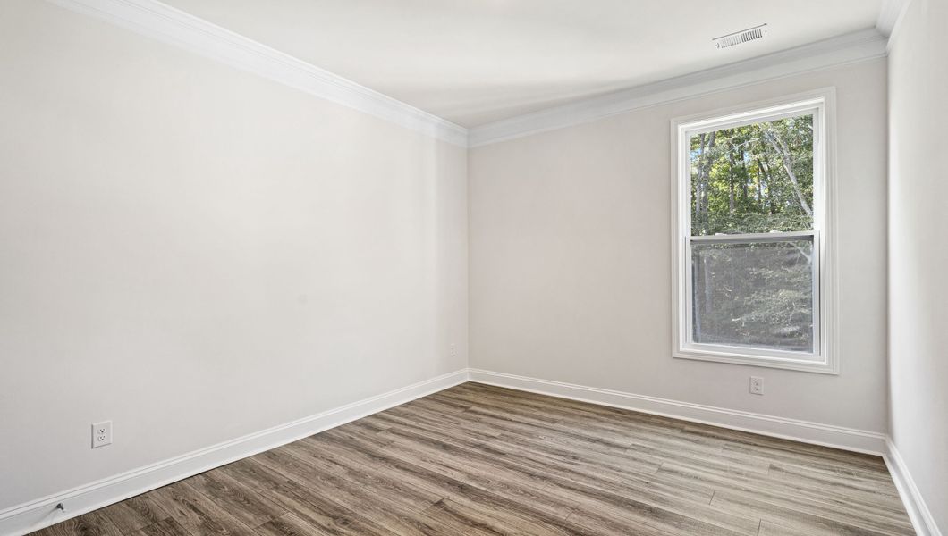 Representative unfurnished interior of a home built from the HAMPSHIRE by D.R. Horton in Seven Oaks, Greenwood (Image 18). Representative unfurnished interior of a home built from the HAMPSHIRE by D.R. Horton in Seven Oaks, Greenwood (Image 18).