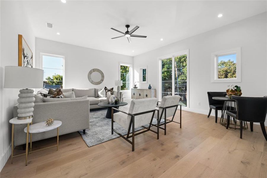 Furnished interior view inside a new home in , Dallas (Image 16).