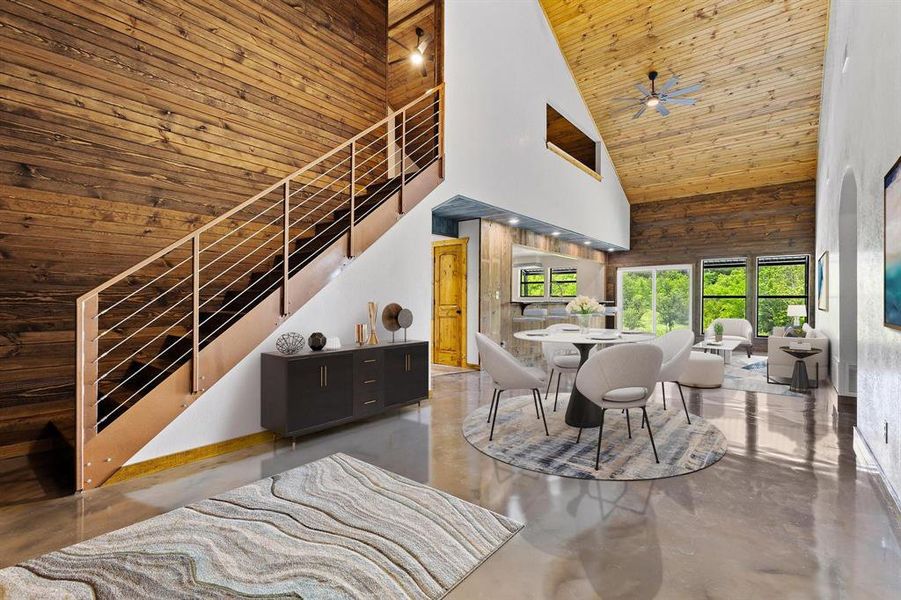 Furnished interior view inside a new home in , Honey Grove (Image 7). Furnished interior view inside a new home in , Honey Grove (Image 7).