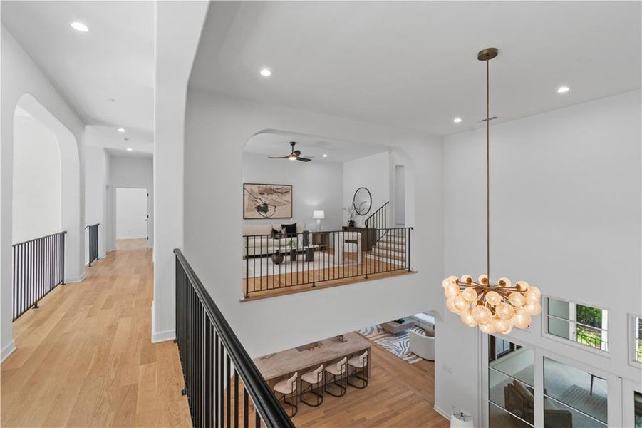 Furnished interior view inside a new home in , Alpharetta (Image 40).