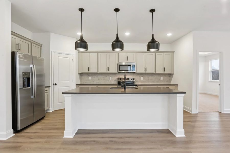 Furnished interior view inside a new home in Ascent at Arbor Ridge, La Vergne (Image 9). Furnished interior view inside a new home in Ascent at Arbor Ridge, La Vergne (Image 9).