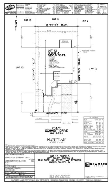 2D floor plan layout of this home in Katy Court 60', Katy, TX (Image 2). 2D floor plan layout of this home in Katy Court 60', Katy, TX (Image 2).