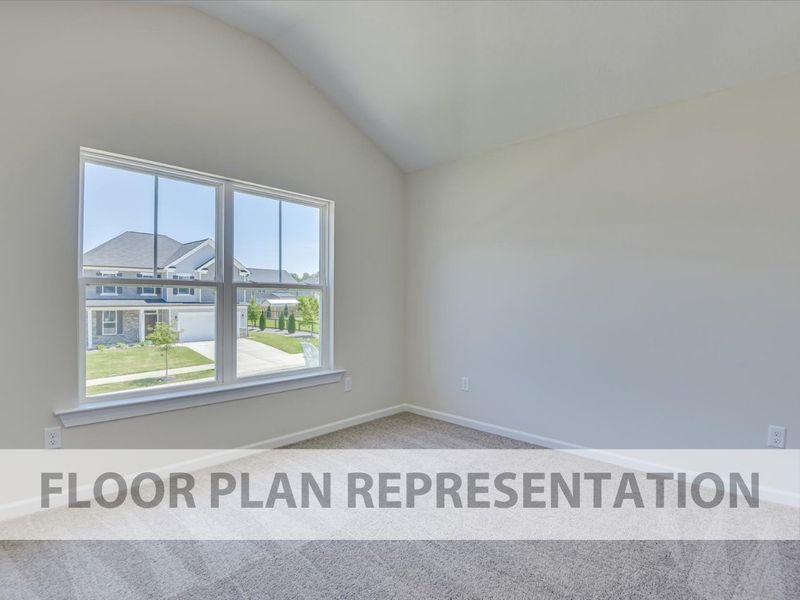 Secondary Bedroom Representation Photo | Parkwood Plan