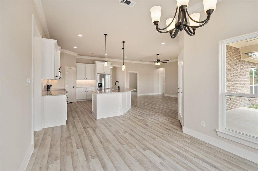 Furnished interior view inside a new home in , Mabank (Image 3).