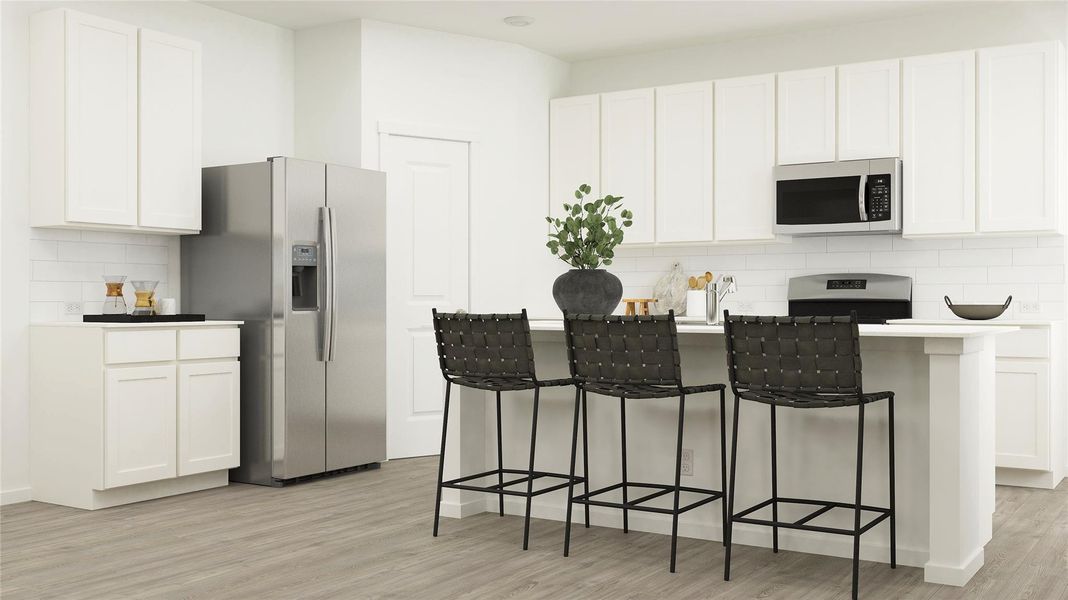 Furnished interior view inside a new home in Moore Landing, Magnolia (Image 4).