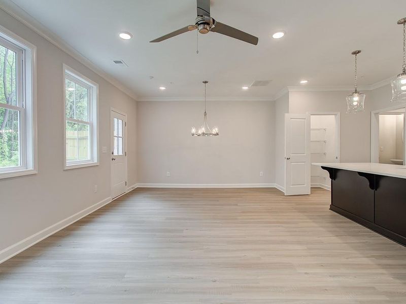 Spacious, unfurnished interior of a new home in Cherokee Township, Acworth (Image 23).