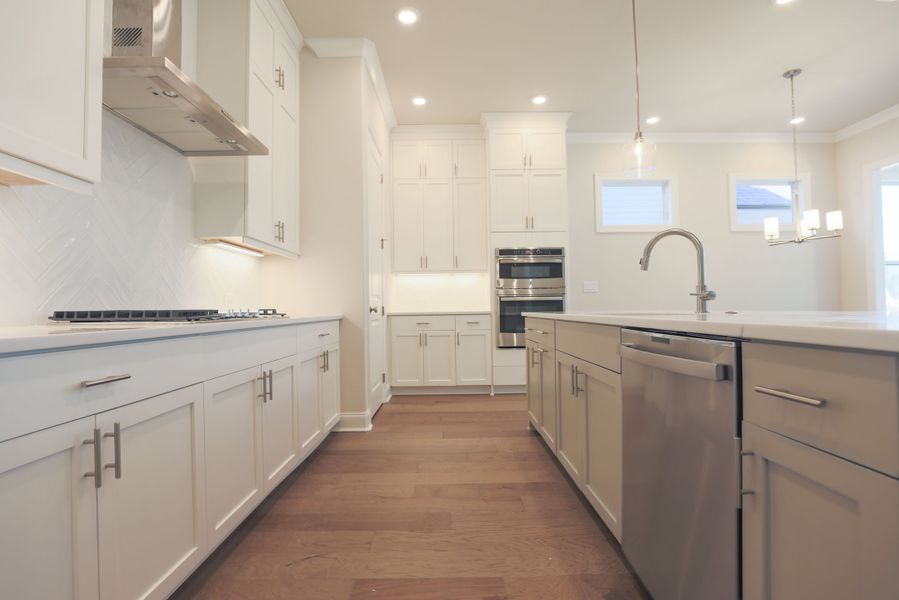 Representative furnished interior of a home built from the The Bennett by The Providence Group in Aberdeen, Hoschton (Image 11).