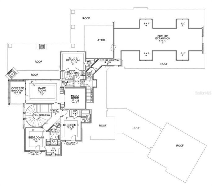 2D floor plan layout of this home in , Tampa, FL (Image 5). 2D floor plan layout of this home in , Tampa, FL (Image 5).