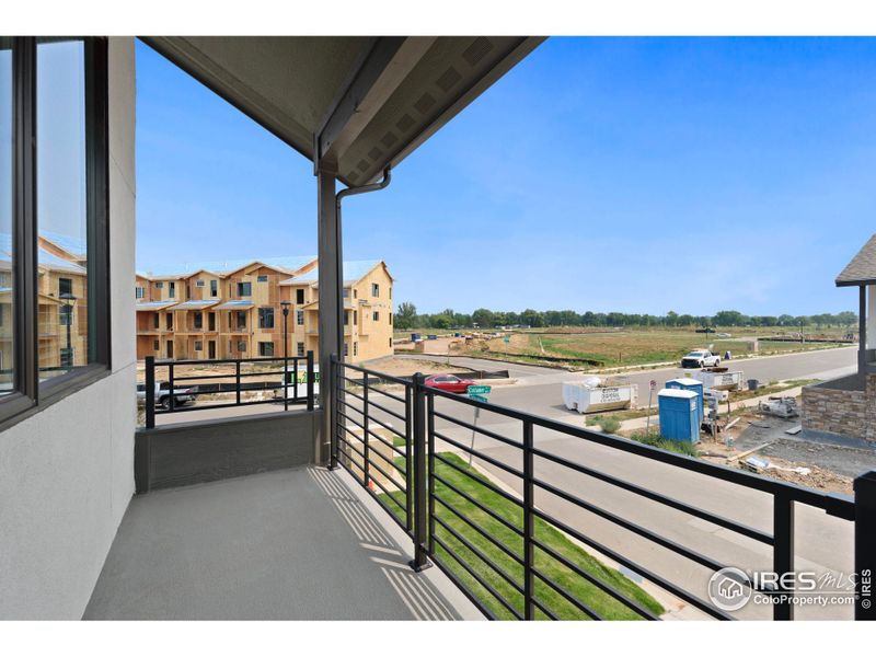 Private covered deck