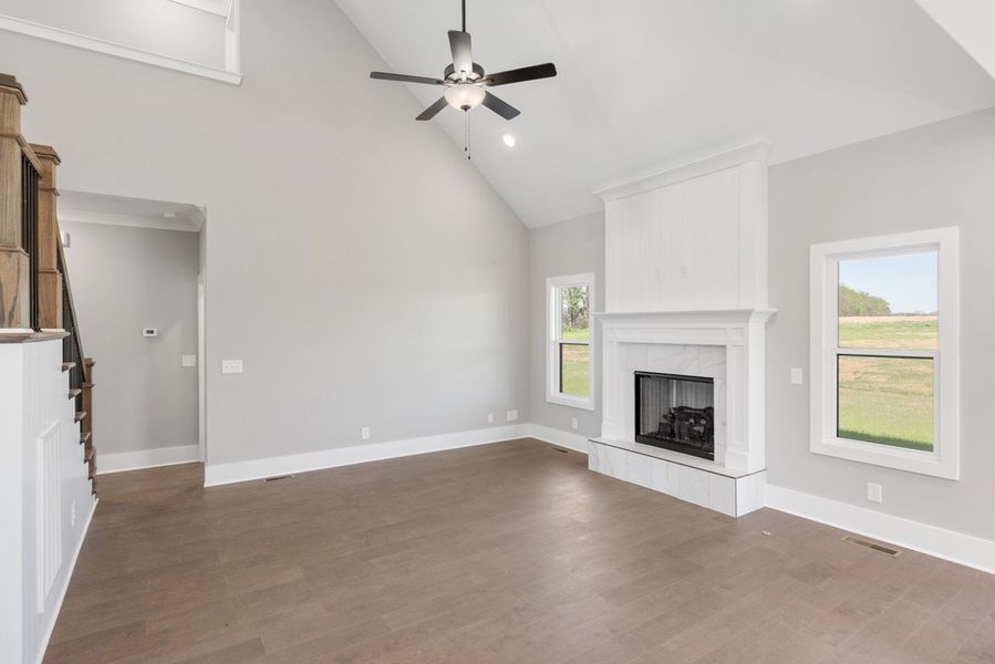 Spacious, unfurnished interior of a new home in Whisper Hill, Wendell (Image 50).