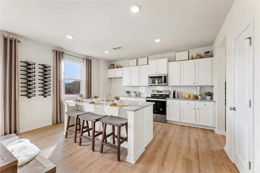 Furnished interior view inside a new home in Hawthorne Reserve, Dallas (Image 5).