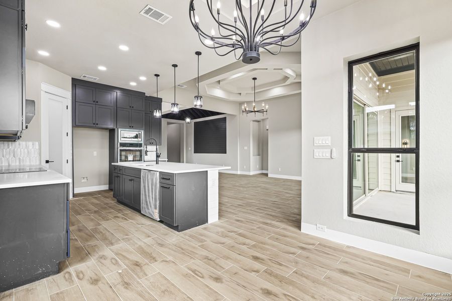 Furnished interior view inside a new home in , Spring Branch (Image 10).
