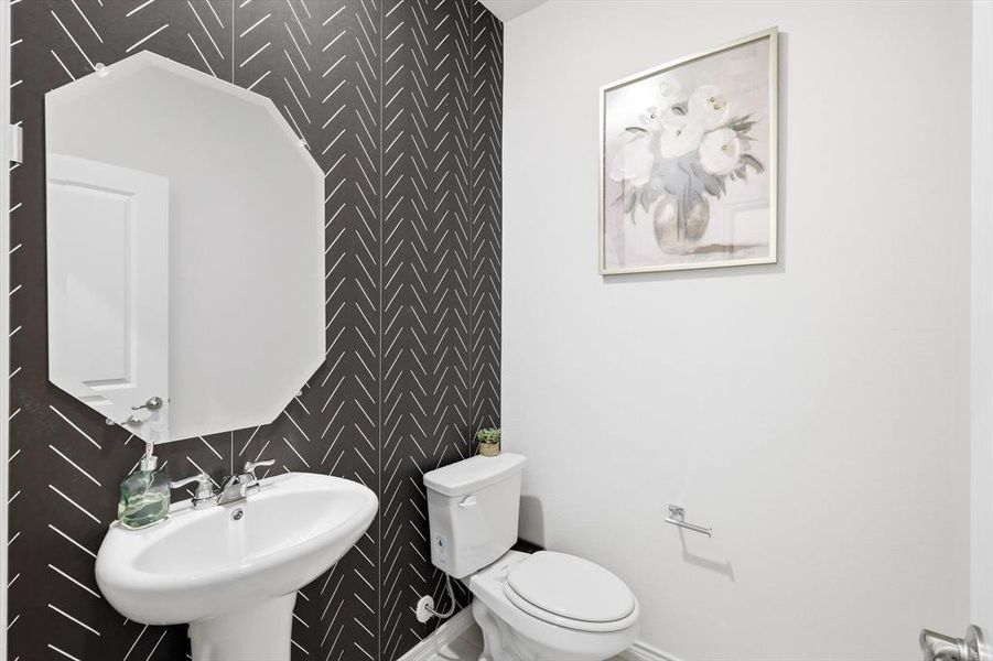 Furnished interior view inside a new home in Spiritas Ranch, Little Elm (Image 17). Furnished interior view inside a new home in Spiritas Ranch, Little Elm (Image 17).