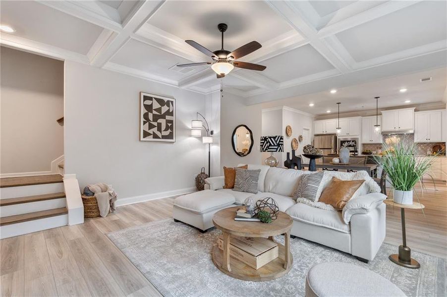 Furnished interior view inside a new home in , Auburn (Image 30).