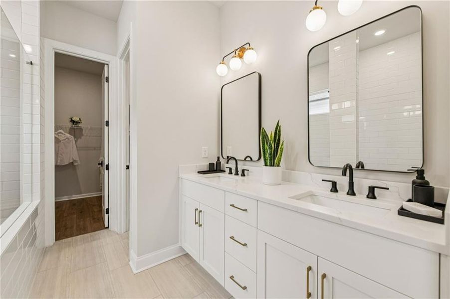 Furnished interior view inside a new home in Waterhaven, Cumming (Image 8).